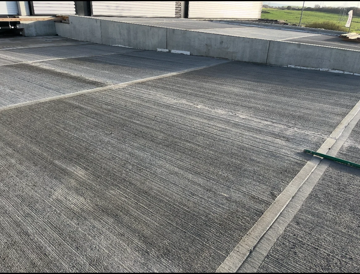 Large scale industrial concrete flooring project